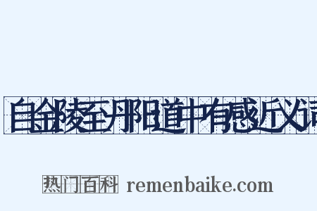 自金陵至丹阳道中有感近义词是什么意思的图片
